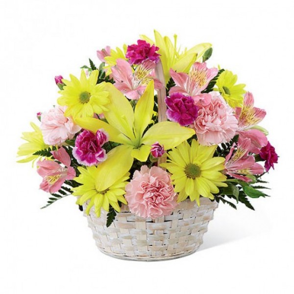 Basket of Cheer Bouquet
